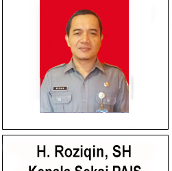 Susunan Pegawai Seksi Pendidikan Agama Islam