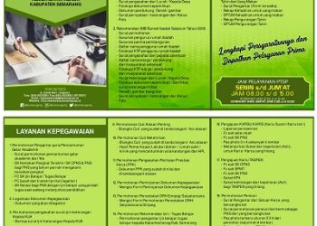 Brosur Layanan PTSP Sub Bag Tata Usaha