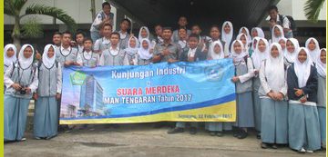 Osis MAN Tengaran Menimba Ilmu Jurnalistik ke Suara Merdeka