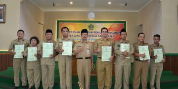 Kakankemenag Kab.Semarang Serahkan DIPA Tahun 2020