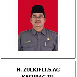 Susunan Pegawai Sub Bagian Tata Usaha