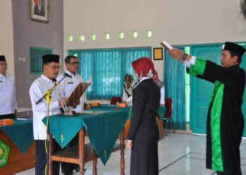 Lantik Pejabat Arsiparis, Muhdi Inginkan Arsip Kantor Tertata Rapi