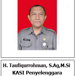 Susunan Pegawai Seksi Penyelenggaraan Haji dan Umrah