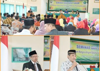 Seminar membangun bangsa dengan keluhuran akhlak dan profesionalisme Guru