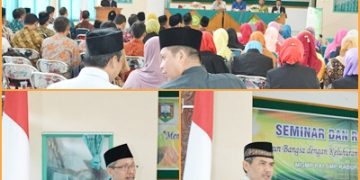 Seminar membangun bangsa dengan keluhuran akhlak dan profesionalisme Guru