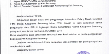 Batas Ahir Pengumpulan Dana PMI