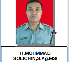 Susunan Pegawai Seksi Pendidikan Madrasah