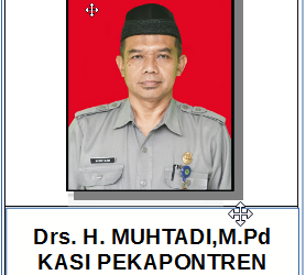 Susunan Pegawai Seksi Pendidikan Diniyah dan Pondok Pesantren