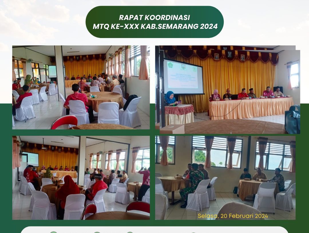 Rakor Persiapan Gelaran MTQ ke-XXX Tingkat Kabupaten Semarang