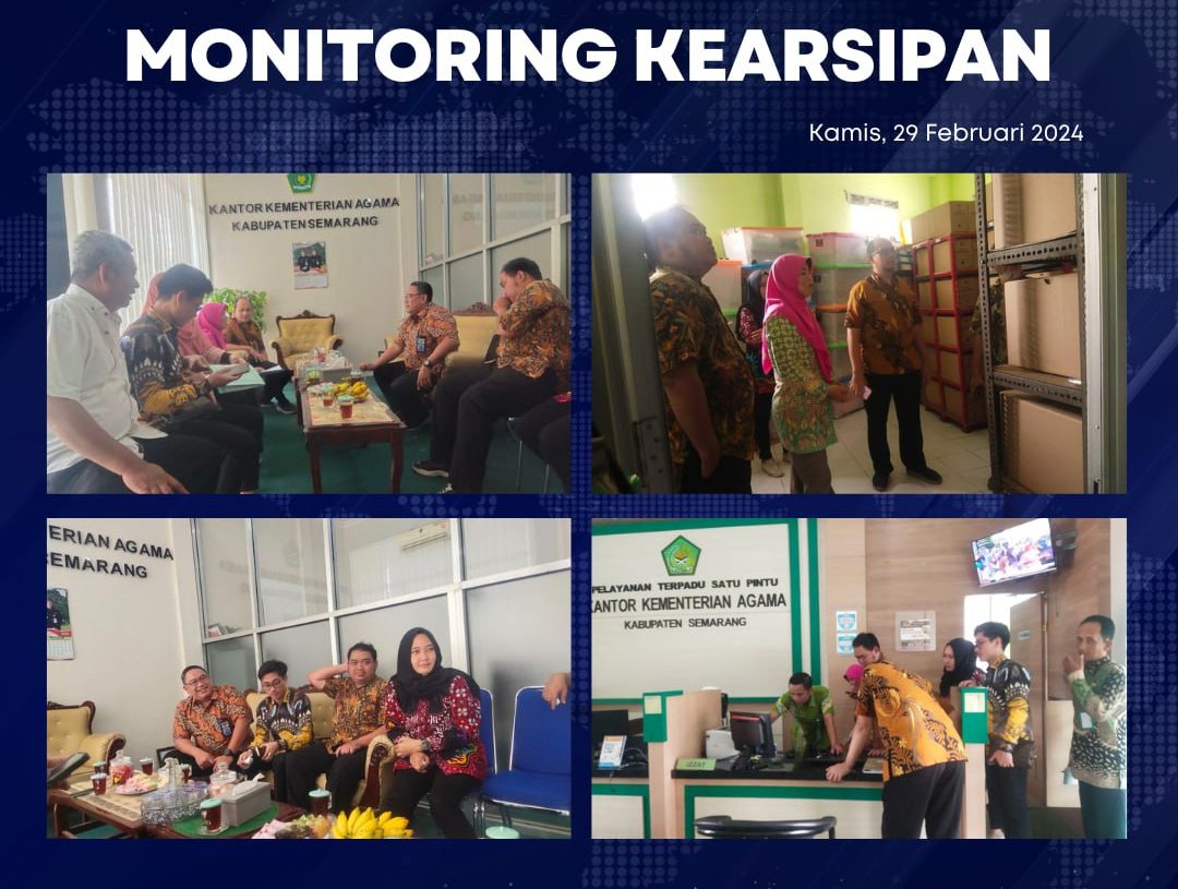 Monev Kearsipan Dari Tim Adit Biro Umum RI