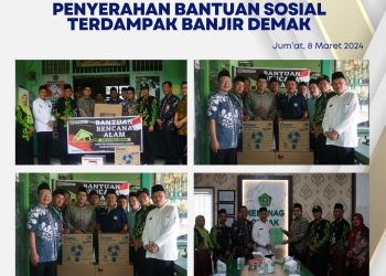 Kemenag Kab.Semarang Serahkan Bantuan Banjir Tahap II ke Demak