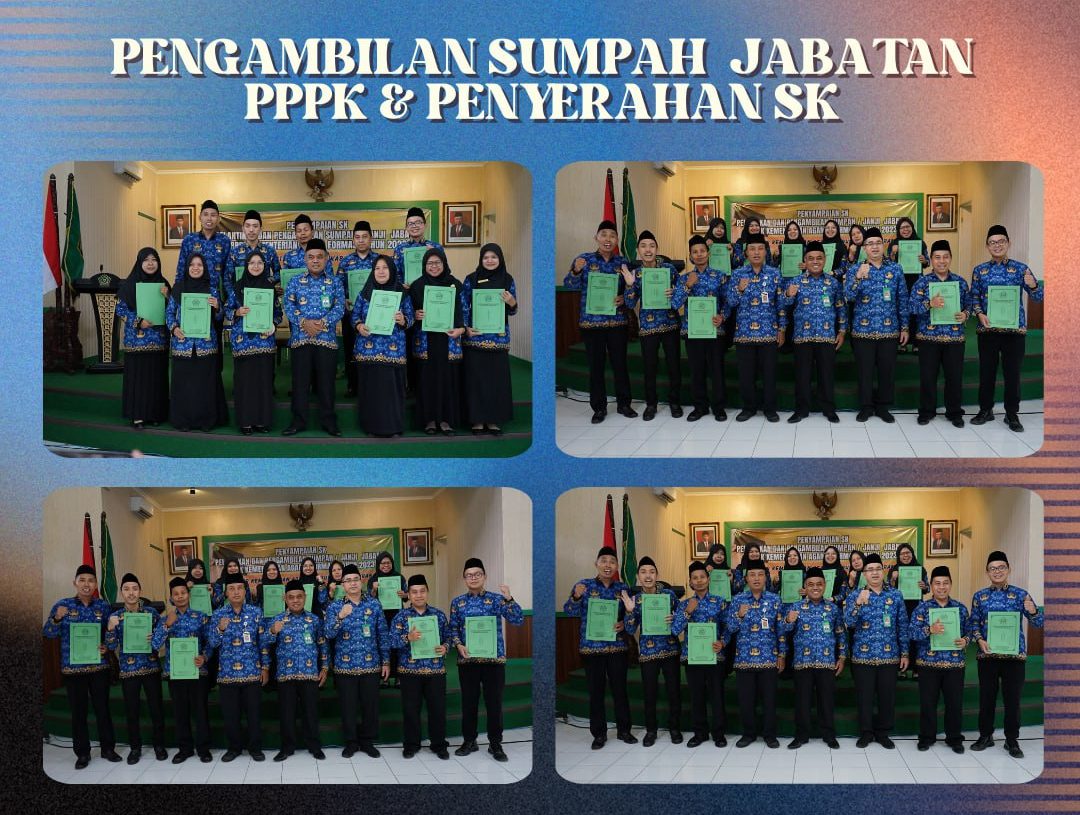 Pengambilan Sumpah PPPK Jajaran Kankemenag Kab.Semarang