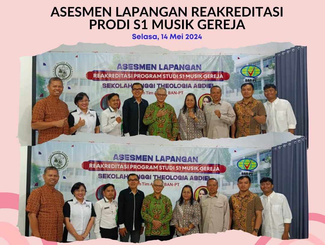 Asesmen lapangan Reakeditasi Studi Musik Gereja STT Abdiel