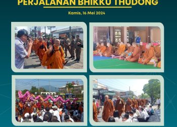 Perjalanan Bhikku Tudhong 2024 di Kabupaten Semarang