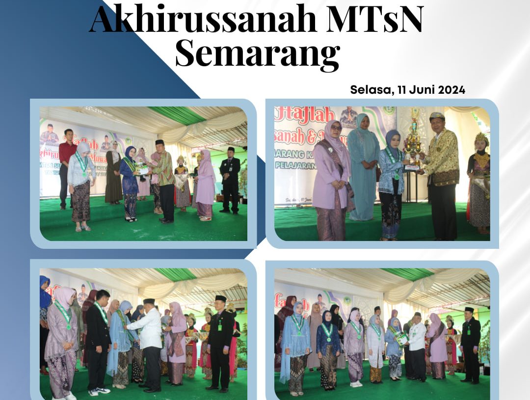 Akhirussanah Siswa Kelas IX MTsN Semarang