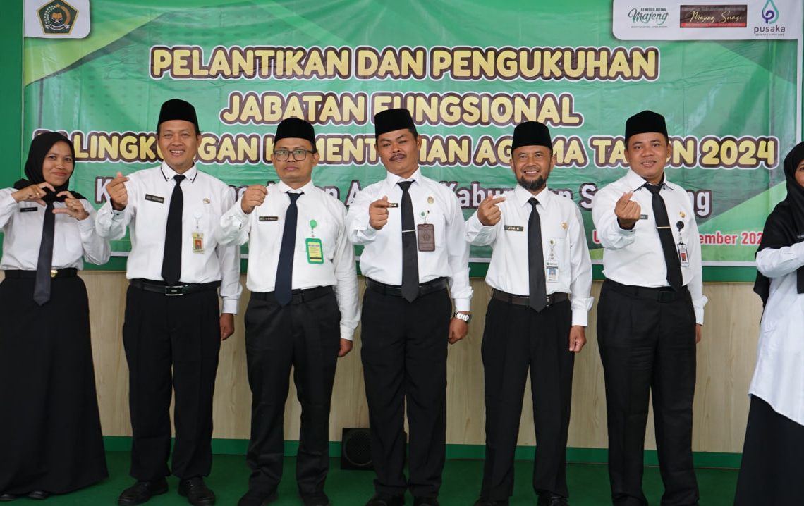 Pelantikan dan Pengukuhan Jabatan Fungsional di Linkungan Kemenag Kab.Semarang