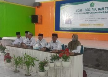 Seksi Pendidikan Madrasah Gelar Monev BOS, TPG, PIP Tingkat MTs Se Kabupaten Semarang Tahun 2024