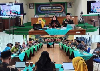 Samakan Persepsi EMIS 4.0 GTK Madrasah, Seksi Pendidikan Madrasah Bersama KKM dan Operator Selenggarakan Rapat Koordinasi