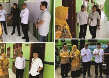 Kakankemenag Monitoring Pelaksanaan Bantuan Afirmasi Rehab Berat Tahun Anggaran 2024 di MI Lerep