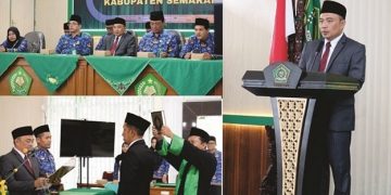 Lantik Kepala MIN 5 Semarang, Kakankemanag Tegaskan Kepala Madrasah Harus Bisa Jadi Manajer dan Leader